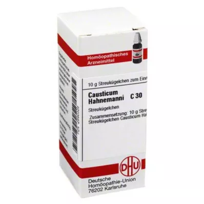 CAUSTICUM HAHNEMANNI C 30 rutuliukų, 10 g