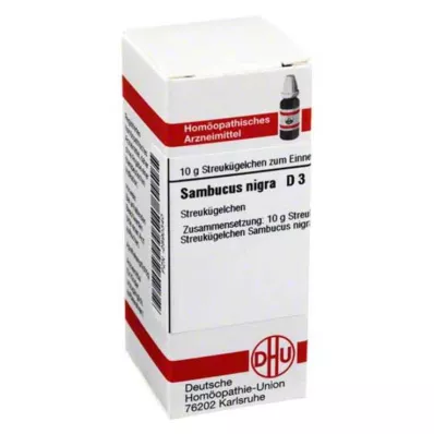 SAMBUCUS NIGRA D 3 rutuliukai, 10 g SAMBUCUS NIGRA D 3 rutuliukai, 10 g