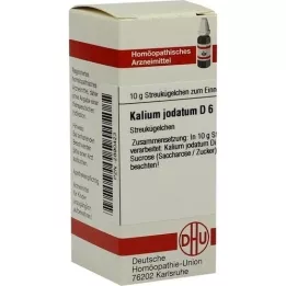 KALIUM JODATUM D 6 rutuliukai, 10 g