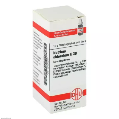 NATRIUM CHLORATUM C 30 rutuliukų, 10 g NATRIUM CHLORATUM C 30 rutuliukų, 10 g