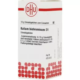 KALIUM BICHROMICUM D 6 rutuliukai, 10 g