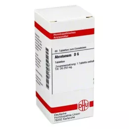 ABROTANUM D 6 tabletės, 80 kapsulių