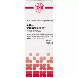 ACIDUM PHOSPHORICUM D 12 skiedinys, 50 ml