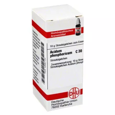 ACIDUM PHOSPHORICUM C 30 rutuliukų, 10 g ACIDUM PHOSPHORICUM C 30 rutuliukų, 10 g