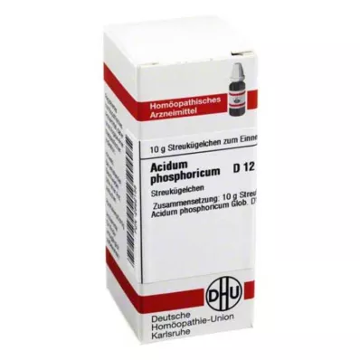 ACIDUM PHOSPHORICUM D 12 rutuliukų, 10 g