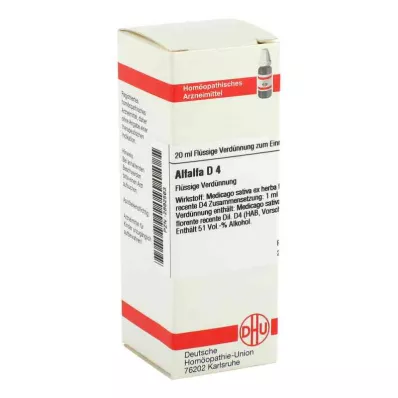 ALFALFA D 4 skiedinys, 20 ml ALFALFA D 4 skiedinys, 20 ml