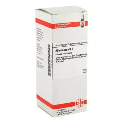 ALLIUM CEPA D 6 skiedinys, 50 ml ALLIUM CEPA D 6 skiedinys, 50 ml