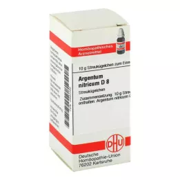 ARGENTUM NITRICUM D 8 rutuliukai, 10 g