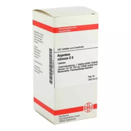 ARGENTUM NITRICUM D 8 tabletės, 200 kapsulių