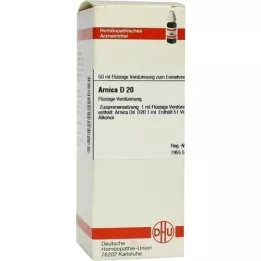 ARNICA D 20 skiedinys, 50 ml