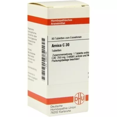 ARNICA C 30 tablečių, 80 vnt