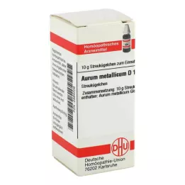 AURUM METALLICUM D 10 rutuliukų, 10 g