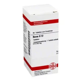 BORAX D 12 tablečių, 80 kapsulių