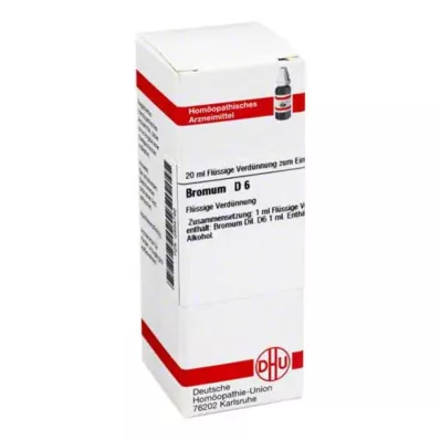 BROMUM D 6 skiedinys, 20 ml