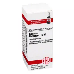 CALCIUM FLUORATUM C 30 rutuliukų, 10 g