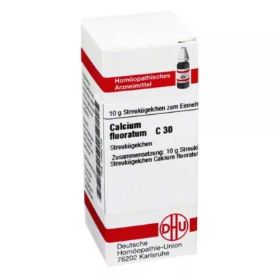 CALCIUM FLUORATUM C 30 rutuliukų, 10 g