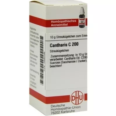 CANTHARIS C 200 rutuliukų, 10 g
