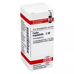 CARBO VEGETABILIS C 30 rutuliukų, 10 g