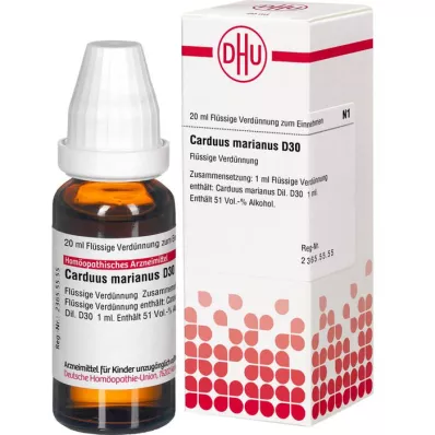 CARDUUS MARIANUS D 30 skiedinys, 20 ml