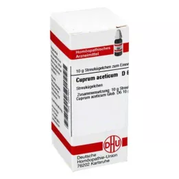 CUPRUM ACETICUM D 6 rutuliukai, 10 g