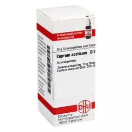 CUPRUM ACETICUM D 30 rutuliukų, 10 g