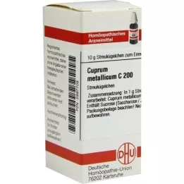 CUPRUM METALLICUM C 200 rutuliukų, 10 g