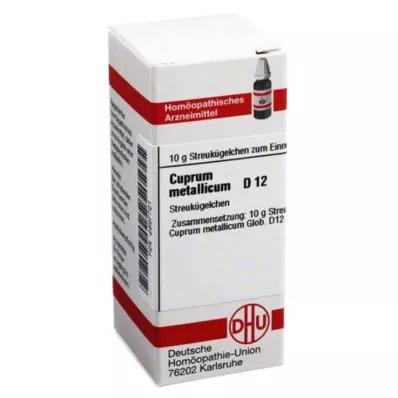 CUPRUM METALLICUM D 12 rutuliukų, 10 g