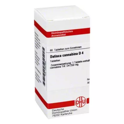 DATISCA cannabina D 4 tabletės, 80 vnt DATISCA cannabina D 4 tabletės, 80 vnt