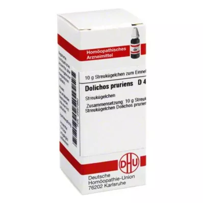DOLICHOS PRURIENS D 4 rutuliukai, 10 g DOLICHOS PRURIENS D 4 rutuliukai, 10 g