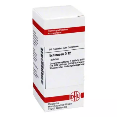 ECHINACEA HAB D 12 tablečių, 80 kapsulių