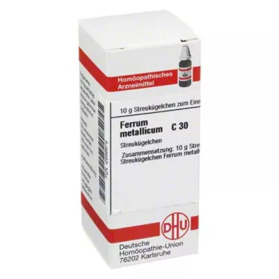 FERRUM METALLICUM C 30 rutuliukų, 10 g FERRUM METALLICUM C 30 rutuliukų, 10 g