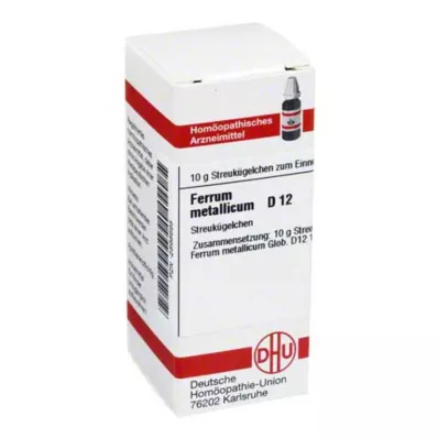FERRUM METALLICUM D 12 rutuliukų, 10 g FERRUM METALLICUM D 12 rutuliukų, 10 g