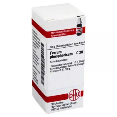 FERRUM PHOSPHORICUM C 30 rutuliukų, 10 g
