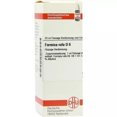 FORMICA RUFA D 6 skiedinys, 20 ml