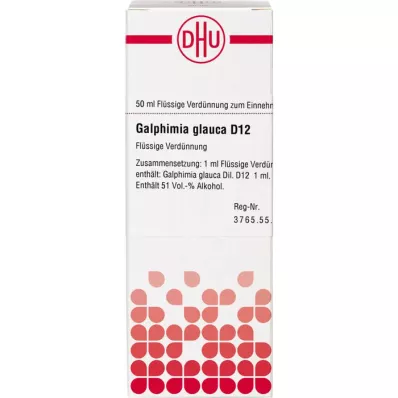 GALPHIMIA GLAUCA D 12 skiedinys, 50 ml