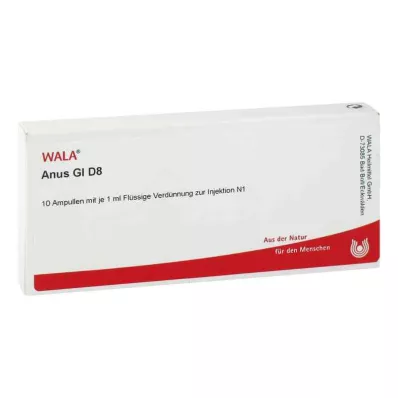 ANUS GL D 8 ampulės, 10X1 ml ANUS GL D 8 ampulės, 10X1 ml