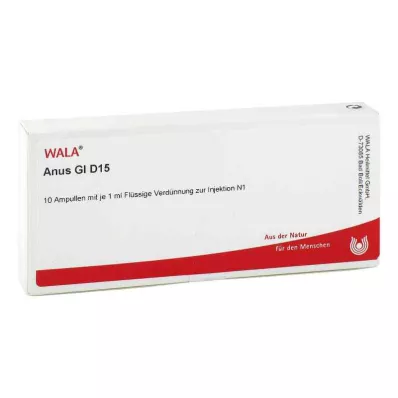 ANUS GL D 15 ampulių, 10X1 ml ANUS GL D 15 ampulių, 10X1 ml