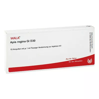 APIS REGINA GL D 30 ampulių, 10X1 ml