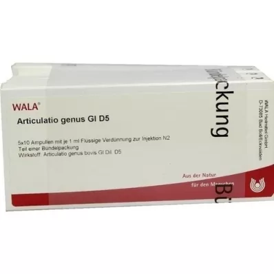 ARTICULATIO gentis GL D 5 ampulės, 50X1 ml