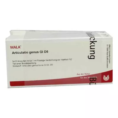 ARTICULATIO gentis GL D 5 ampulės, 50X1 ml