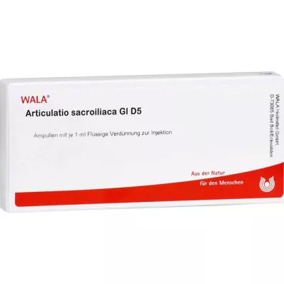 ARTICULATIO sacroiliaca GL D 5 ampulės, 10X1 ml ARTICULATIO sacroiliaca GL D 5 ampulės, 10X1 ml