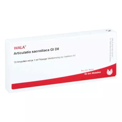 ARTICULATIO sacroiliaca GL D 8 ampulės, 10X1 ml