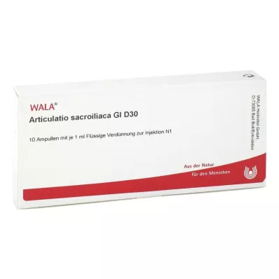 ARTICULATIO sacroiliaca GL D 30 ampulių, 10X1 ml