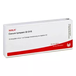 CAVUM tympani GL D 15 ampulių, 10X1 ml