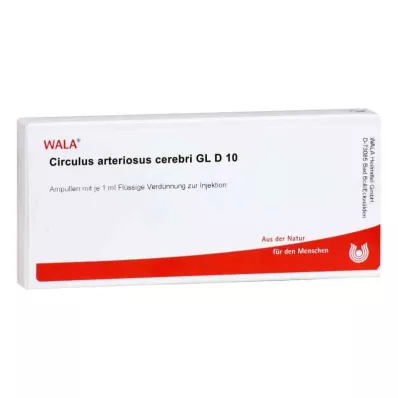 CIRCULUS arteriosus cerebri GL D 10 ampulių, 10X1 ml CIRCULUS arteriosus cerebri GL D 10 ampulių, 10X1 ml