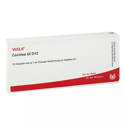 COCHLEA GL D 12 ampulių, 10X1 ml COCHLEA GL D 12 ampulių, 10X1 ml