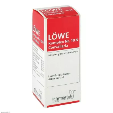 LÖWE KOMPLEX Nr.10 N Convallaria lašai, 100 ml LÖWE KOMPLEX Nr.10 N Convallaria lašai, 100 ml