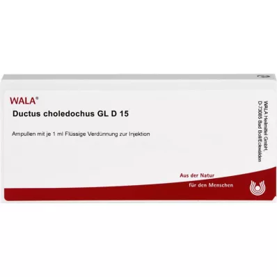 DUCTUS CHOLEDOCHUS GL D 15 ampulių, 10X1 ml