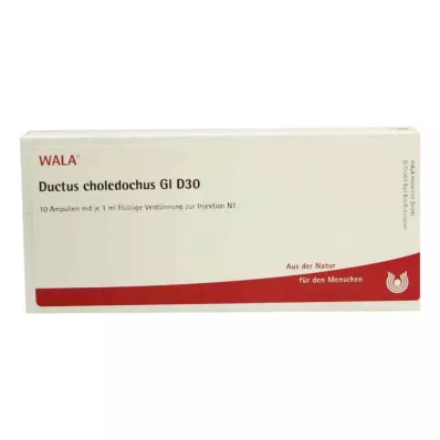 DUCTUS CHOLEDOCHUS GL D 30 ampulių, 10X1 ml DUCTUS CHOLEDOCHUS GL D 30 ampulių, 10X1 ml
