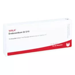 ENDOCARDIUM GL D 15 ampulių, 10X1 ml